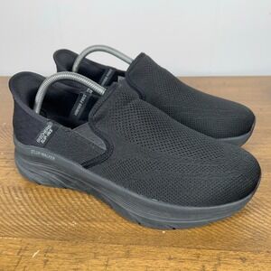 Skechers Shoes Mens 8.5 Extra Wide Black Slip-ins D'Lux Walk Hands Free Sneakers